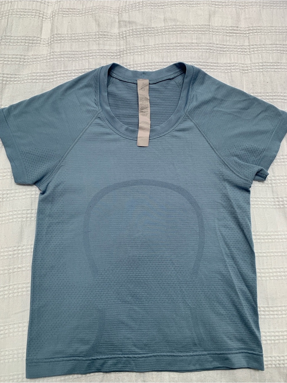 lululemon athletica Short Sleeve Tech Tee in Dusty Blue